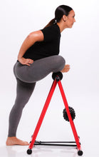 Load image into Gallery viewer, Model performing hip capsule stretch on anti gravity foam roller
